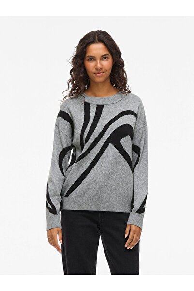VILA Strickpullover VITIF Jacquard