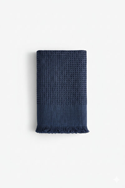 JOJOMIA Anika Waffle Face Towel Denim 50X90