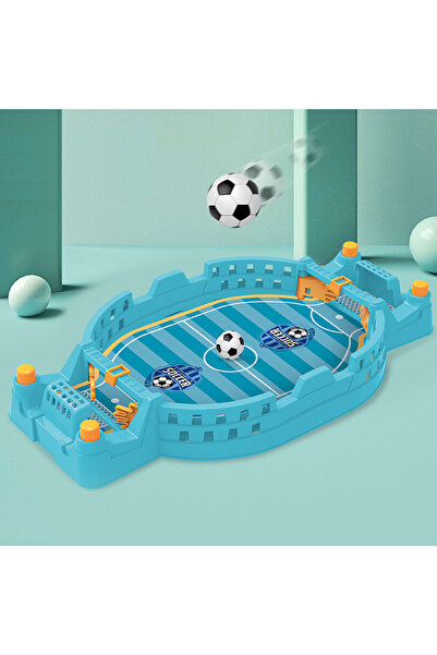 Choice Blue Football Table Mini Tabletop Interactive Game, Soccer Tabletops C...