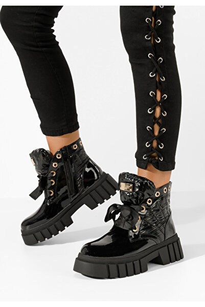 B T Shoes Ghete dama Norana V2 negre