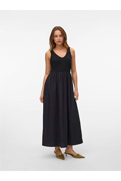 Vero Moda Kleid VMVALLY Langes Kleid