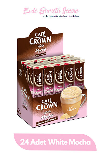 Cafe Crown White Mocha 24 Adet