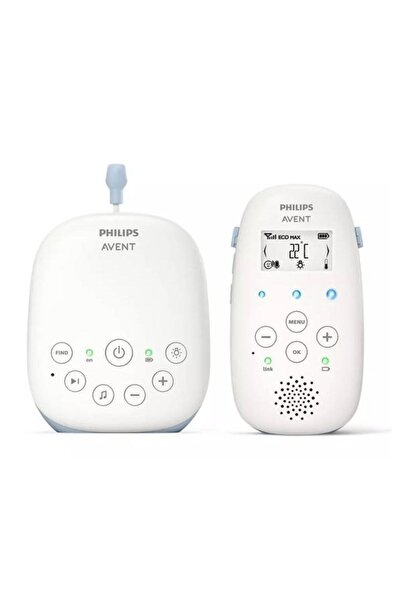 Philips Avent Monitor audio digital pentru copii Philips Avent SCD715/52, Raza de actiune 50 m, Alb