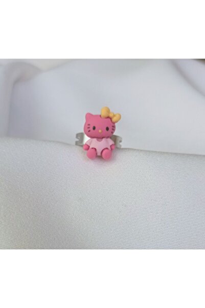 Shiklik خاتم أطفال قابل للتعديل بتصميم كورومي وهيلو كيتي