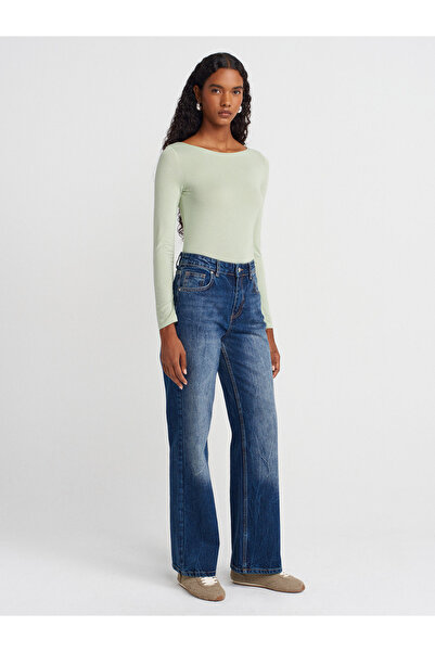 Dilvin 31921 Soft-Keyed Top-Open Khaki