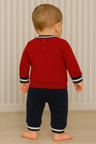 U.S. Polo Assn. Baby Boy Top and Bottom 2-Piece Set