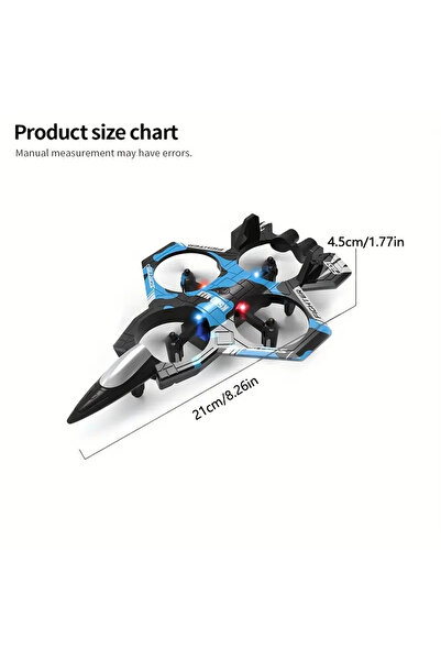 LRS STORE K500 Max ABS Gövde 2.4GHz Uzaktan Kumandalı LED Işıklı Jet Uçak Drone Başlangıç Seviye
