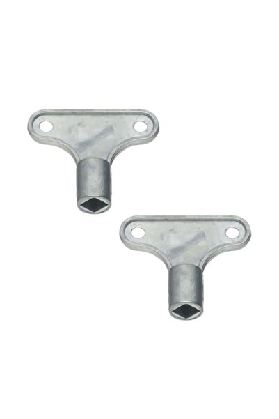SOHO Set format din 2 chei din inox pentru aerisirea caloriferelor sau radiatoarelor, Silver