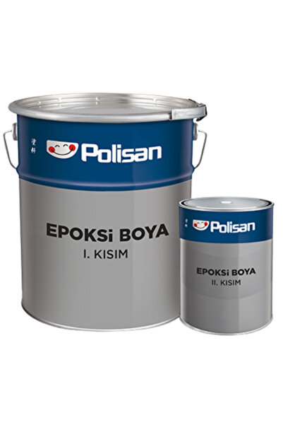 Polisan Epoksi Boya Siyah (2,4 kg A + 0,6 kg B) 3 Kg Takım