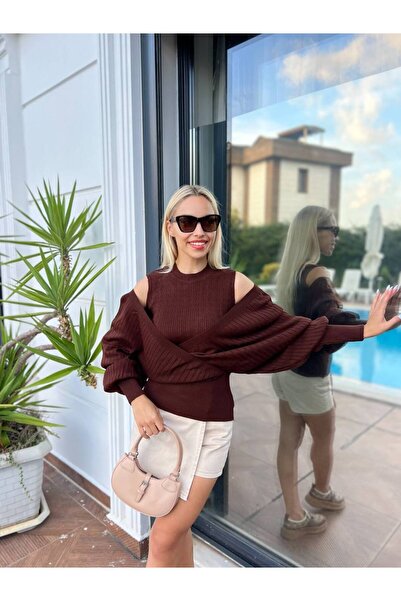 For Angels Athlete Double-Breasted Knit Sweater