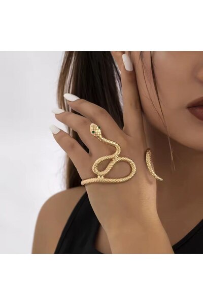 Shiklik MODA Elegant Snake Figured Women's Palm Model Watch