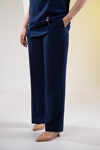 Roxxlen Σετ 2 τεμαχίων με κουμπιά με λαιμόκοψη σε σχήμα V σε μεγάλο μέγεθος, πράσινο