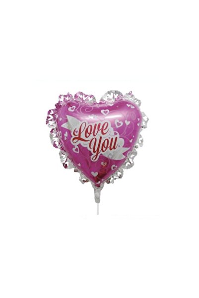 SOHO Party accessory, heart-shaped balloons, Love You, size 25cm, pink