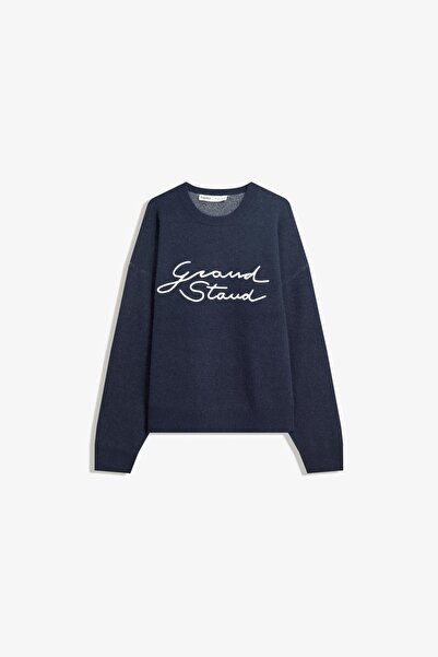 Bershka Jakarlı işlemeli kazak