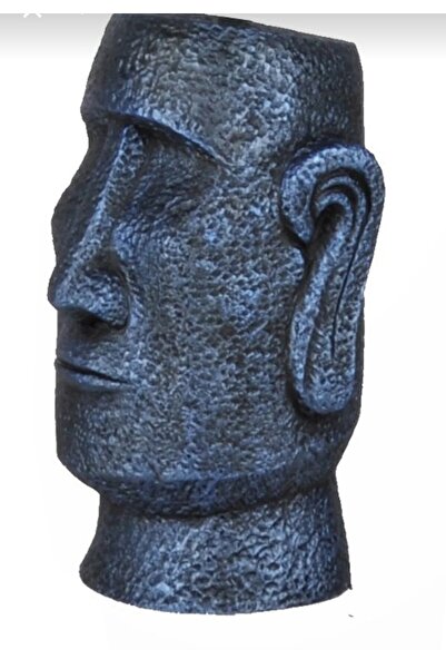 zepce design Moai Biblo Cobalt obje polyester dekor