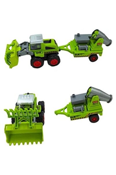 Online Oyuncak Tarım Aracı Traktör İlaçlama Makinesi Sürtmeli 28 Cm