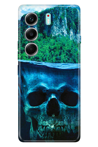 TECNO Camon 40 Pro 5G CM7 Uyumlu Kılıf Desenli Silikon Baskılı Kapak Gizemli Orman