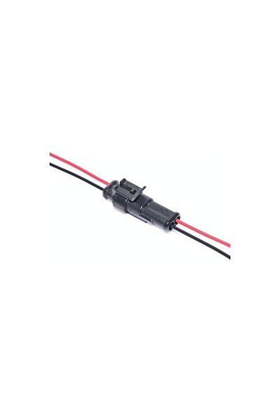 SOHO Auto Connectors 3 Wires Waterproof, 3 Pins, Black