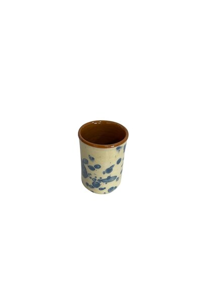 SOHO Handmade ceramic cup, diameter 6 cm x height 9 cm, Blue