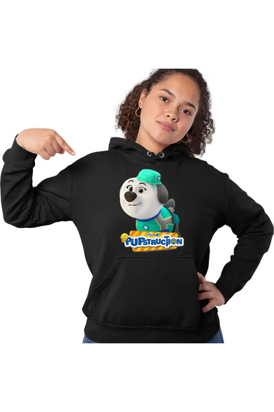 OEM Hanorac Femei Pupstruction Luna Catelusi Constructori Meseriasi