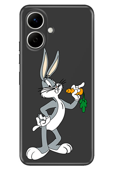 TECNO Spark Go 2 Korumalı Kılıf Trendy Silikon Baskılı BugsBunny