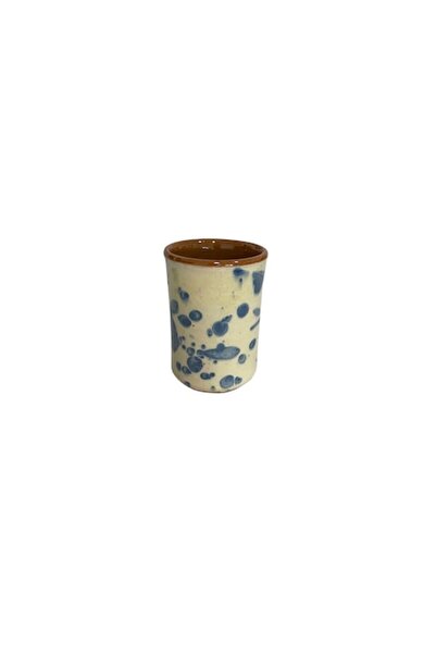SOHO Handmade ceramic cup, diameter 6 cm x height 9 cm, Blue
