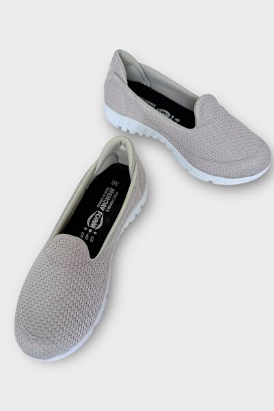 Liger Mey Form Orthopedic Sole Daily Walking Shoes Gray - White