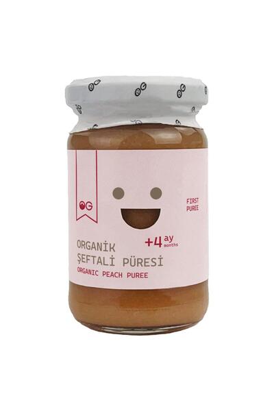 OG natural Organik Şeftali Püresi 100 G +4 Ay