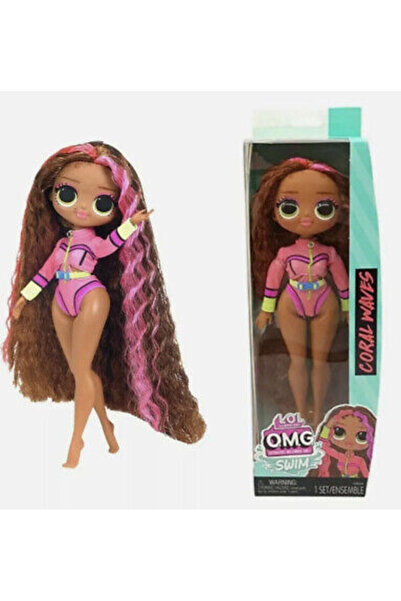 MGA Entertainment دمية سباحة LOL Surprise OMG - دمية أزياء Coral Waves مع ملا...