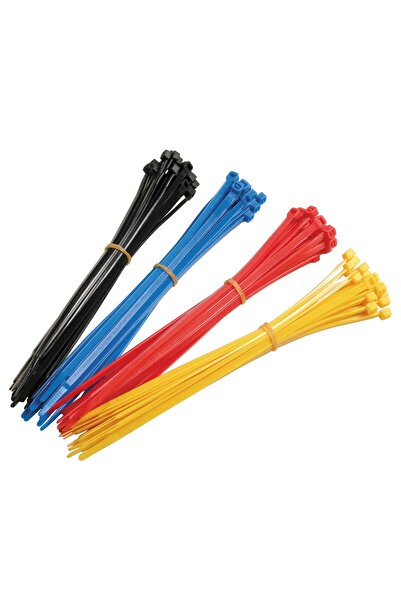 SOHO Organizatoare de cabluri, 150 de cleme de plastic, multicolore