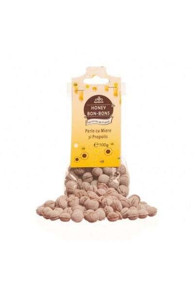 Apidava Bomboane Perle cu Miere si Propolis 100g,
