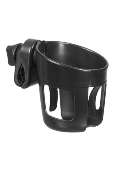 Bibilel Kids Поставка за чаша за количка, 10,5 x 11,5 x 16 см, Черна, JMB-BBL...