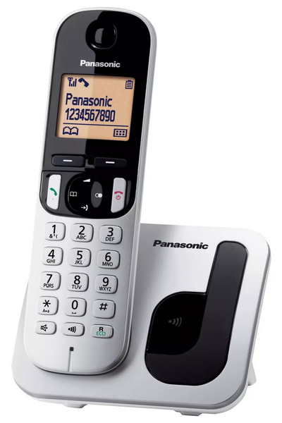 PANASONIC هاتف لاسلكي KX-TGC210UES، أبيض