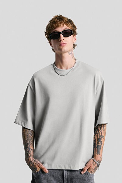 Bershka Short sleeve plush T-shirt