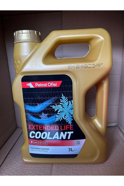 Petrol Ofisi Coolant Kırmızı Antifriz 3 L 2025 AĞUSTOS