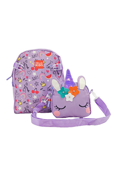 OEM Schoolbag and shoulder bag set for kindergarten, primary school, 34 x 27 ...