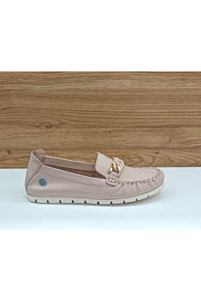 Mammamia YA745 Pantofi casual pentru femei din piele naturală pudrată