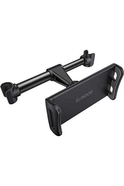 Elindor Suport tetieră auto compatibil cu tablete și telefoane de 4,7-10,5 inci, negru