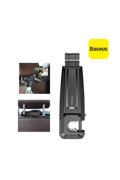 Baseus حامل هاتف للسيارة 2 في 1 من - أسود