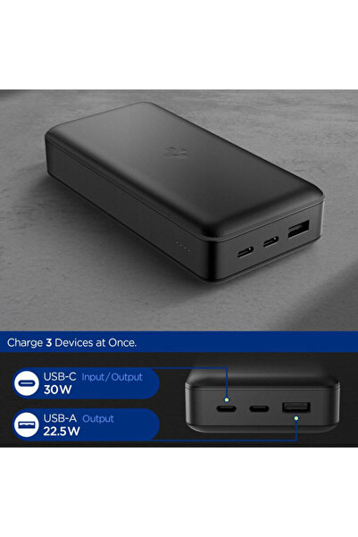 Spigen External Battery 20000mAh, USB, Type-C Spigen, 30W, EA3020