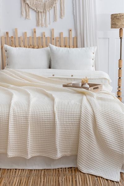 Dokubba - 100% Cotton Double Pike - 210 X 230 cm Pike - Waffle Pike