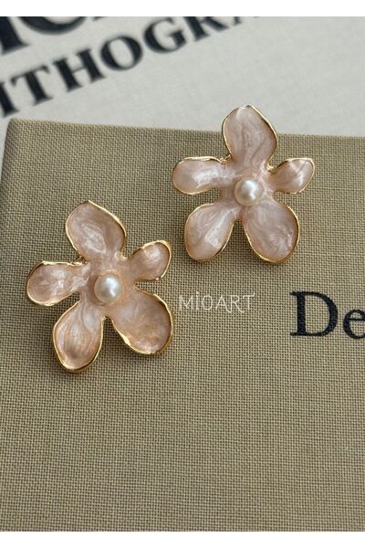 MioArt Mineli Women's Flower Model Earrings