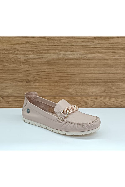 Mammamia YA745 Pantofi casual pentru femei din piele naturală pudrată