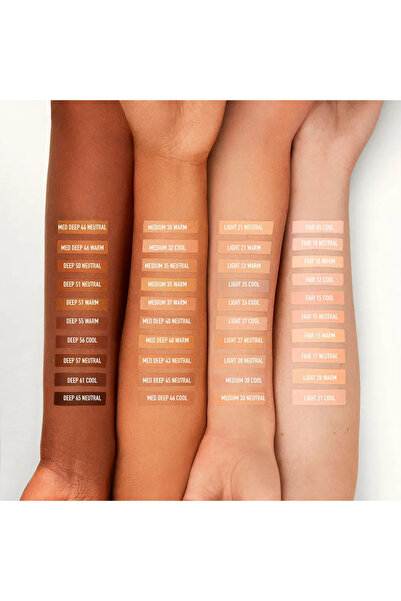 BareMinerals Fond de ten fluid cu finisaj mat, BAREPRO 24HR WEAR, medium 32 cool, 30 ml