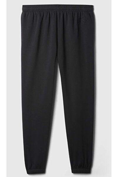 GAP V-Heritage 500382 Logo Logo Fleece Jogger French Terry Fabric Men's Sweatpants Black