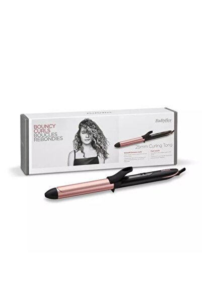 BABYLİSS Hair Curler, Up to 210°C, 19mm Barrel, Quartz-Ceramic Coated