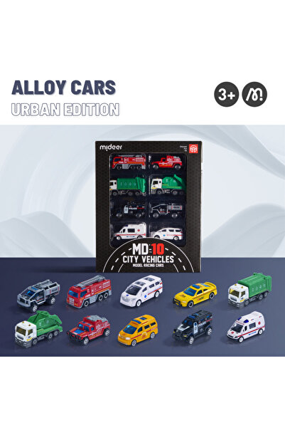 Mideer مجموعة مركبات مدينة السبائك - 10 قطع
