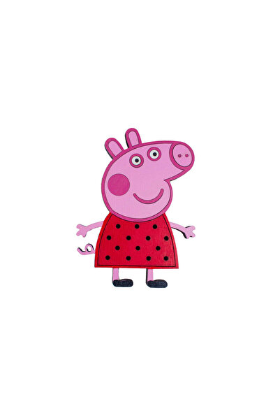 OEM Lampa Personalizabila din lemn Peppa Pig - 15 L x 20 H (cm)