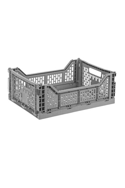 OEM Lada din Plastic Pliabila Gri, 15L