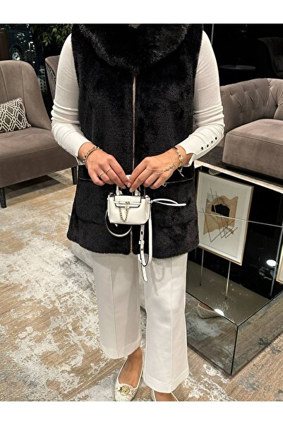 Butik Γιλέκο από γούνα ανγκόρα